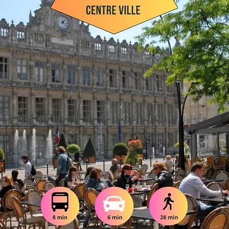 Ideal Pro & Couple - 2 Theme Boho Chic Rdc & Dandy 1er Etage - Quartier Calme - Jardin - Wifi Hd - Smart Tv - Parking Gratuit - Proche Centre & Transports - Ask 아파트